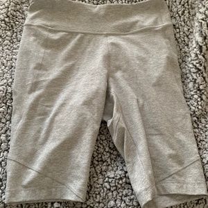 Outdoor Voices Light Grey Biker shorts 7 in